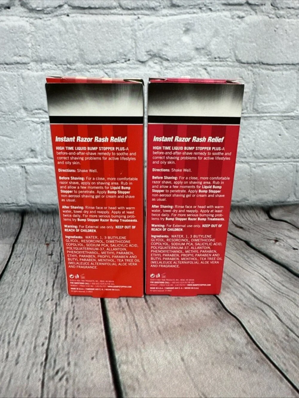 2x High Time Bump Stopper alcohol free Liquid Bump Stopper PLUS 2 oz